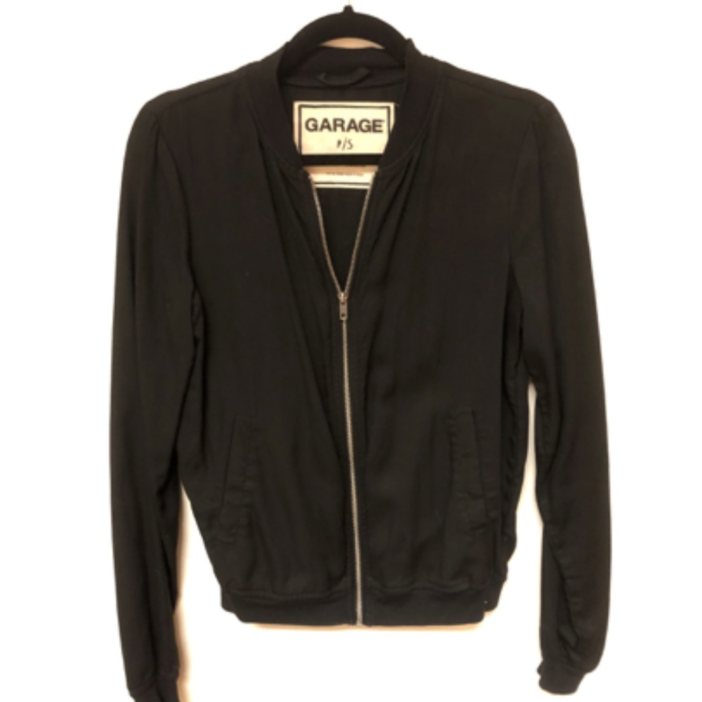 Black Bomber Jacket